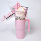 Pink Stuffed Tumbler
