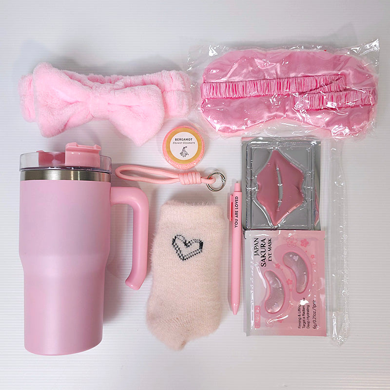 Pink Stuffed Tumbler