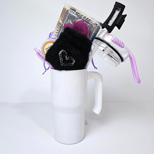 White Stuffed Tumbler