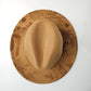 Engraved Felt Hat - Floral Desert